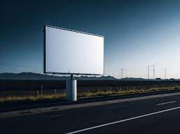Grande maquete de outdoor e design de outdoor branco vazio de propaganda |  imagem Premium gerada com IA