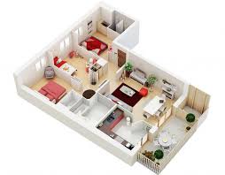 These are two bedroom fifth wheel floor plans or rv trailer camper with two bedrooms. Two Bedroom House Plans In 3d