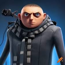 Samuel Hayden from Doom combined with Gru from Minions