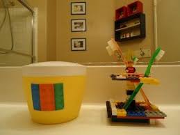 19 Ways To Decorate With Legos Lego Bathroom Kids Bathroom Accessories Kids Bathroom Sets