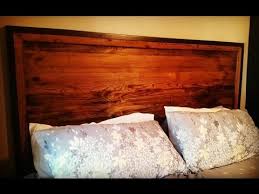 Wooden headboard or wall sculpture is made from recycled wood pieces. Building A Reclaimed Wood Head Board From Pallet Wood And Metal For A King Size Bed Youtube