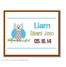 1 Cross Stitch Custom Pattern Baby Boy By Zindagidesigns On Etsy 5 50 Cross Stitch Baby Patterns Baby Cross