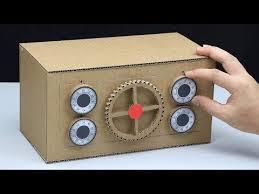 How To Make A Cardboard Safe With Combination Lock How To Make A Safe With Dialing Combination Lock From Cardboard Youtube Cardboard Art Cardboard Crafts Crafts