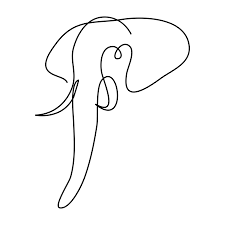 Zendoodling is an art form that involves drawing lines shapes and random designs inside of everyday objects to create art. Hubris One Line Elephant Art By Addillum In 2021 Line Drawing Tattoos Elephant Tattoo Small Elephant Line Drawing