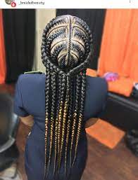 Black hairstyles with weave braids. Pin By Ingrid Cole On Hair African Braids Hairstyles Natural Hair Styles Braided Hairstyles For Black Women