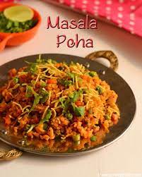 Masala Poha Recipe Vegetable Poha Raks Kitchen Recipe Poha Recipe Indian Food Recipes Recipes