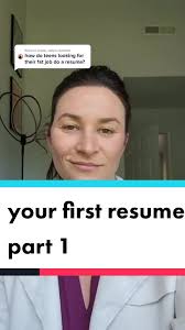 How to Write Your First Resume