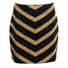 Black And Gold Skirt Balmain Black And Gold Crystal Embellished Mini Skirt From A Collection Of Rare Vintage Skirts At Https Www 1stdibs Com Fas Mini Skirts Balmain Gold Outfit
