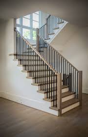 Wood railing section for stairs #banister #railing. Modern Railing Design Southern Staircase Artistic Stairs