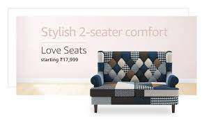Shop loveseats and settees at chairish, the design lover's marketplace for the best vintage and used furniture, decor and art. Sofas Buy Sofas Couches Online At Best Prices In India Amazon In