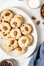 With the mixer running on low, add the flour mixture to the creamed ingredients 1 cup at a time, beating well after each addition. 6 Ingredient Almond Flour Cookies With Chocolate Chips Foolproof Living
