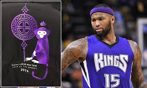 Sacramento kings hats, gear, jerseys. Demarcus Cousins Asked Kings To Pull Year Of The Monkey Tees Dat Winning