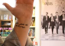 Fuckyeahtattoos La Joie De Vivre Meaning The Joy Of Live Living I Got This Tattoo In October As A Commitment To Mysel Beauty Tattoos Tattoos Future Tattoos
