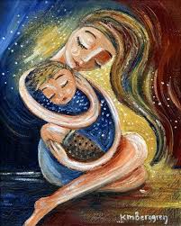 A Mother S Un Expiring Ability To Make Her Child Feel Better Artwork Mother And Child Painting Mother Painting Mother Art