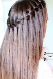 There are many kinds of braids. How To Do A Waterfall Braid Step By Step Long Hair Styles Hair Styles Fresh Hair