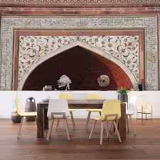3D Wall Murals Removable Wallpaper Peel and Stick Modern Wall Stickers Taj  Mahal Agra India Wall Paper for Living Room Bedroom Wall Decor