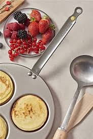 Box Brunchtime Poele 3 Blinis Mineral B De Buyer Louche Inox Et Spatule En Bois 30 Cm Tom Press