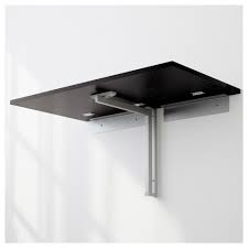 Bjursta Wall Mounted Drop Leaf Table Brown Black Ikea Drop Leaf Table Leaf Table Wall Mounted Table