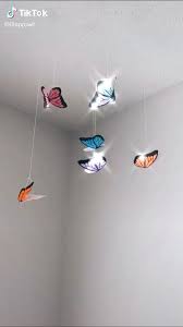 Butterfly Hang Room Idea Video Butterfly Room Decor Diy Room Decor Videos Indie Room Decor