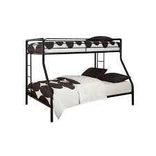 Essential Home Twin Over Full Bunk Bed Frees Up Floor Space In Smaller Rooms Twin Over Full Bunk Bed Is A Great Way To Metal Bunk Beds Bunk Beds Kids Bunk