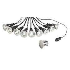 Saxby Ikon Pro Led Deck Lights Polished Stainless Steel 25mm 10 Pack Led Deck Lighting Deck Lights Deck Lighting