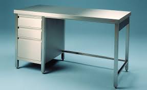 700 arbeitstisch mit schubladen aufkantung 400. Work Tables Scholl Gastro