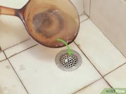 Let everything sit for about 15 minutes. 3 Ways To Unclog A Drain With Salt And Vinegar Wikihow