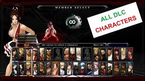 The console versions of the game added two new unlockable characters for play . The King Of Fighters Xiii All Dlc Characters Select 1080p 60fps Youtube