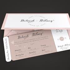 Download free script fonts for commercial and personal use. Pinky Wedding Boarding Pass Invitation Template Graphicmule