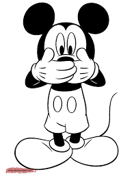 Why not consider diagram over? Mickey Mouse Face Coloring Pages