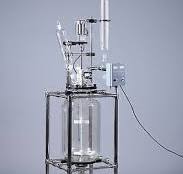 50L Chemical Double-Layer Glass Jacket Reactor Mixing Decarboxylation  Reactor US | eBay