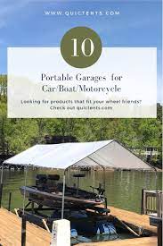 Quictent Top 10 Portable Garages Carports Shelters For Your Wheel Friends Portable Carport Portable Garage Carport