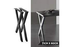 Ending aug 18 at 9:09am pdt. Artiss Dining Table Legs 2pcs X Frame Matt Blatt
