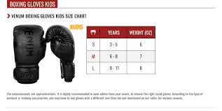 Muay Thai Gloves Size Chart Images Gloves And Descriptions