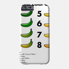 Limited Edition Exclusive Banana Color Chart