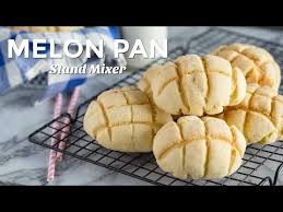 Melon Pan Is A Classic Japanese Kashi Pan I Ll Show You How To Make This Delightful Treat Either By Hand Kneading Or With A Stan Melon Pan Recipe Food Recipes