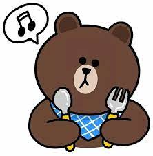 Pin By Marsha Pukhlovchan On Line Friends Line Friends Cute Hug Cute Love Gif
