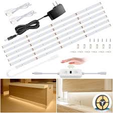 Cheap led bar lights, buy quality lights & lighting directly from china suppliers:5pieces 24vdc 50cm 20inch led under counter strip,aluminium channel linear tape connective shelf cabinet closet wardrobe bar enjoy free shipping worldwide! Ustellar 20ft Led Under Cabinet Lighting Kit 1800lm Dimmable Light Strip Hand Wave Activated Under Counter Lights For Kitchen Cabinet Counter Shelf Etl Listed 360 Leds 3000k Warm White