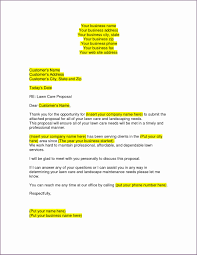 Landscaping Bid Proposal Template Luxury Lawn Care Proposal In 2020 Proposal Letter Business Proposal Letter Business Plan Template