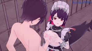 Ellen Joe and I have intense sex in a secret room. - Zenless Zone Zero  Hentai