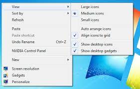 Windows 7: Changing Desktop Icons Size - Technet Articles - United States  (English) - Technet Wiki