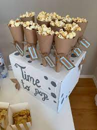Popcorn Holders Baby Shower Popcorn Popcorn Cones Popcorn