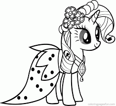 Cara menggambar my little pony. My Little Pony Coloring Page Coloring Home