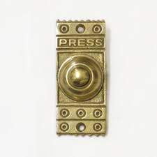 Homeelectrical equipment & suppliesswitchbutton switchbrass doorbell push button switch. Brass Art Deco Door Bell Push