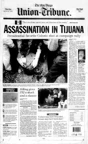 From wikimedia commons, the free media repository. The Colosio Assassination The San Diego Union Tribune
