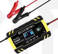 Raddrizzatore digitale per auto, ricarica batteria con display LCD, auto,  moto, camion, Foxsur, 12V/8A, 24V/4A, 6Ah-150Ah, funzione di riparazione ...