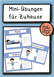 Mini Ubungen Fur Zuhause Unterrichtsmaterial In Den Fachern Fachubergreifendes Sport In 2020 Kinder Gymnastik Sportunterricht Schwimmunterricht