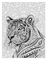 Tiger Mandala Coloring Pages Mandala Coloring Pages Detailed Coloring Pages Animal Coloring Pages