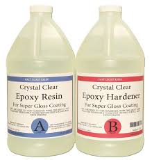 Epoxy Resin Crystal Clear 1 Gallon Kit For Super Gloss Coating And Tabletops Amazon Com Indust Crystal Clear Epoxy Resin Epoxy Resin Table Clear Epoxy Resin