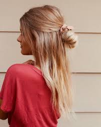 Emma roberts hairstyle with side swept bangs. Half Up Half Down Hairstyles We Re Loving Right Now Southern Living